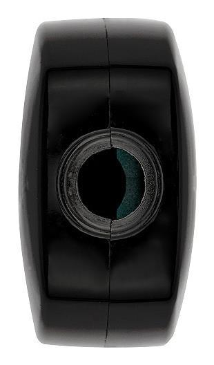 Vtikač axial 16A črn