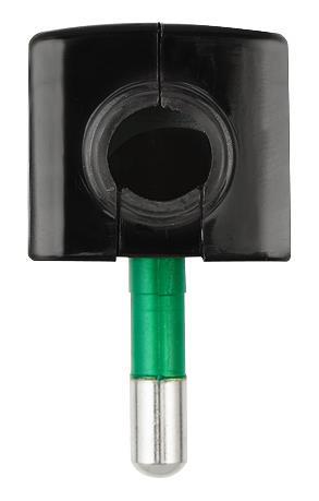 Vtikač 90 st. 16A črn