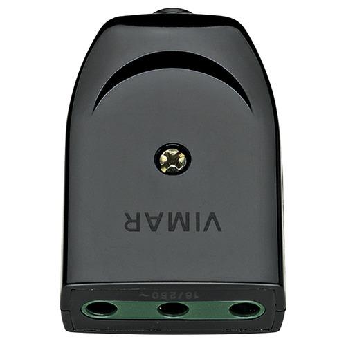 Vtičnica axial 16A P17 črna