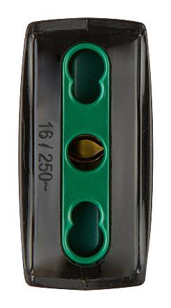 Vtičnica axial 16A P17/11 črna