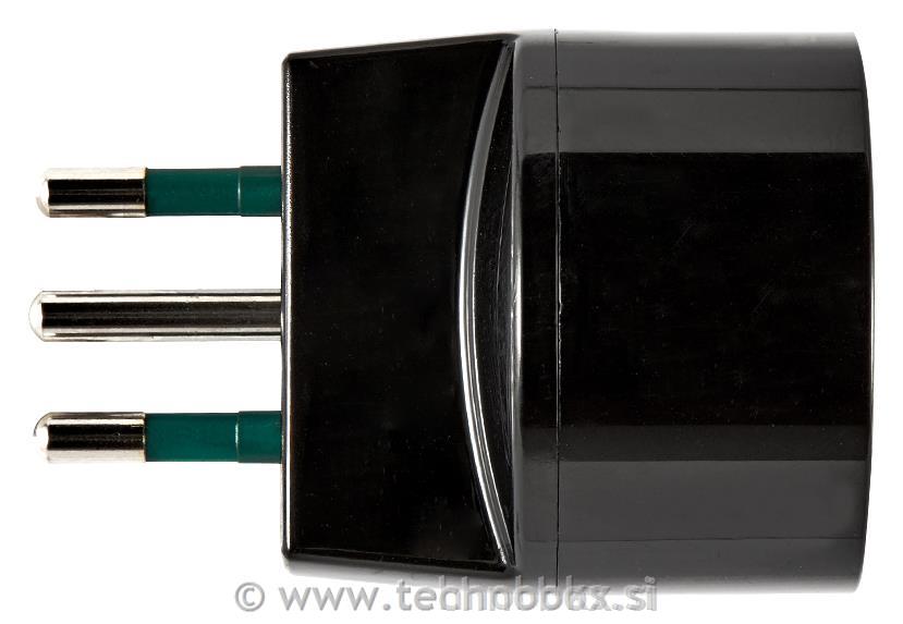 Adapter S17 + P30 vtičnica črna