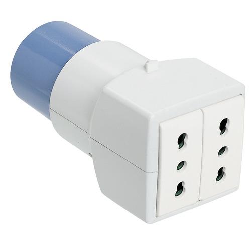 Adapter EN60309 +2P17/11 vtičnica