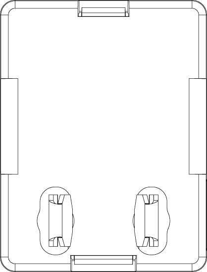 Svetilka LED 250V rdeča