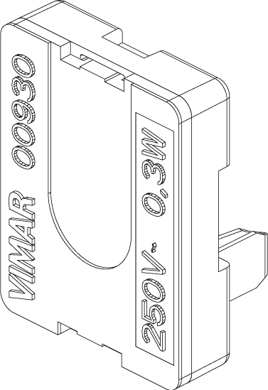 Svetilka LED 250V rdeča