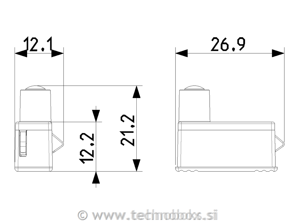 Tlivka LED ožičena