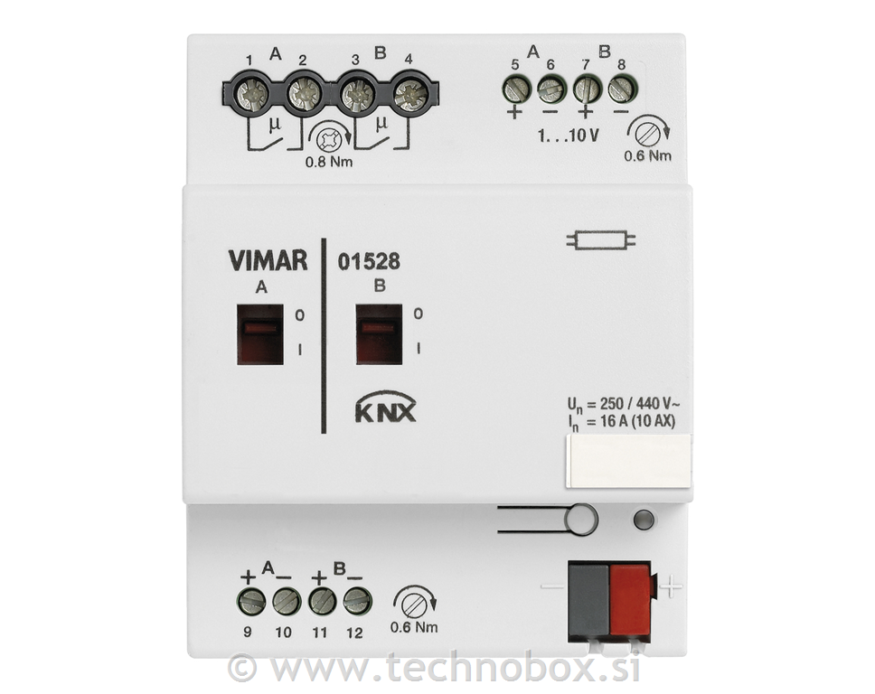 Zatemnilnik 1-10V 2 izhoda 01528