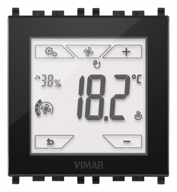 Termostat na dotik črn 2M 02952