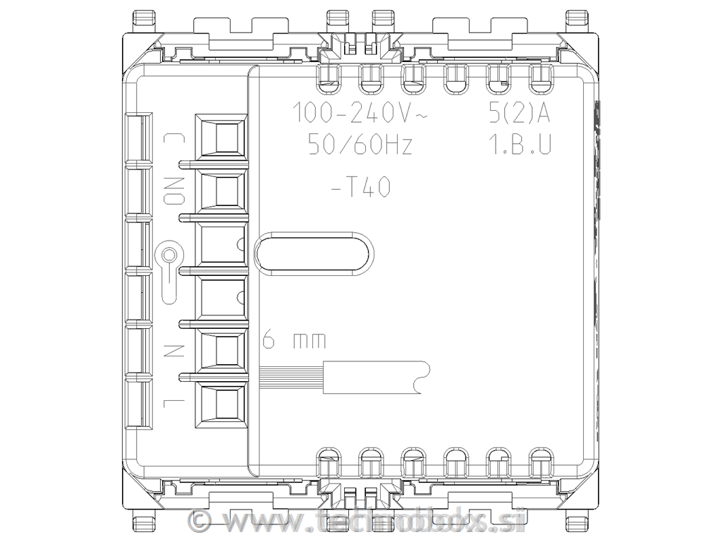 Termostat digitalni 2M rotac.Wi-Fi