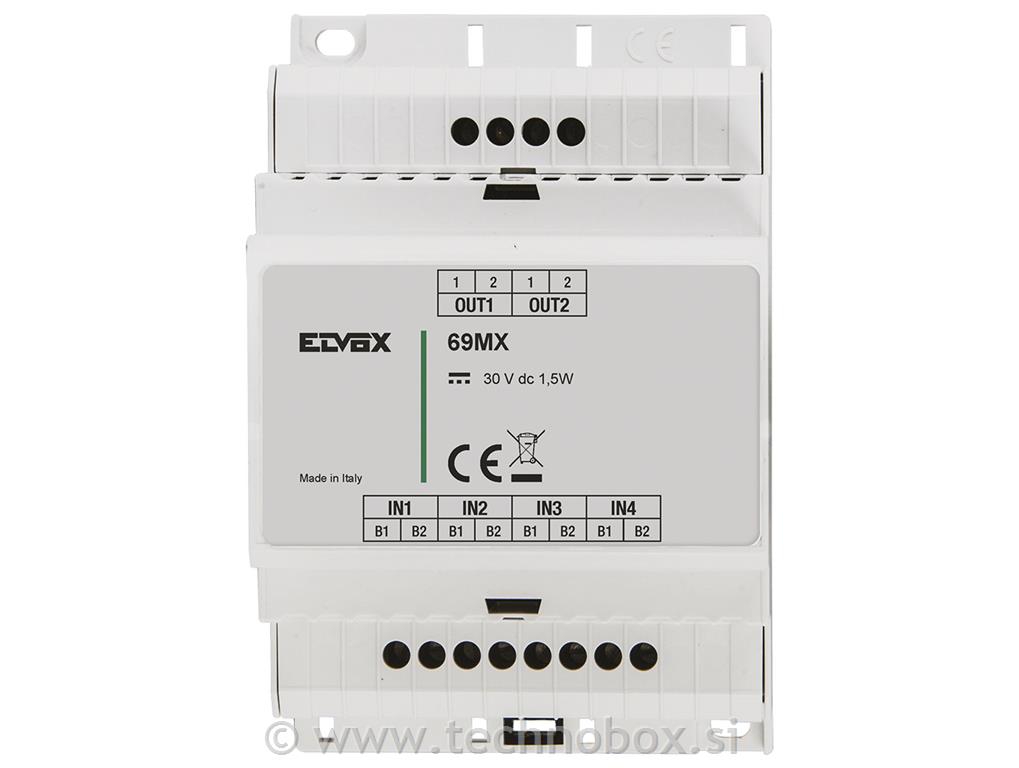 Koncentrator za 4 zun. enote vzporedno