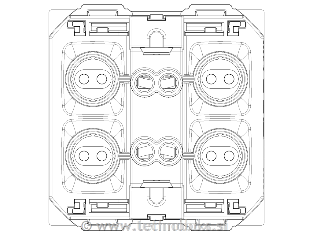 Tipkalo +2 hotelska indikatorja 230V