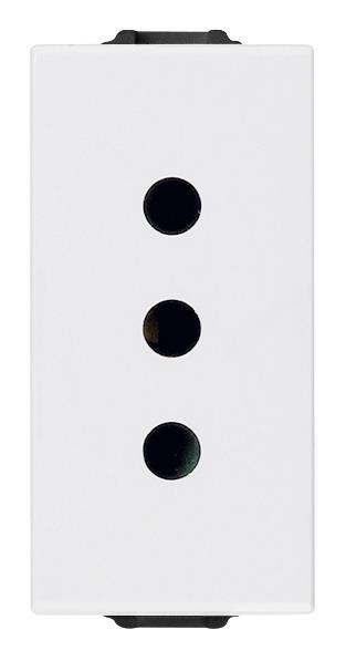 Vtičnica 2P+E 10A P11 bela