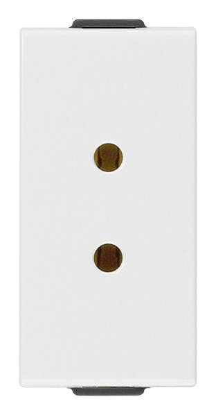 Vtičnica 2P 6A 24V SELV bela