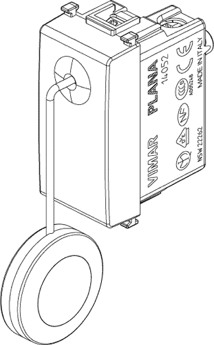 Tipkalo potezno 1M 10A 14052