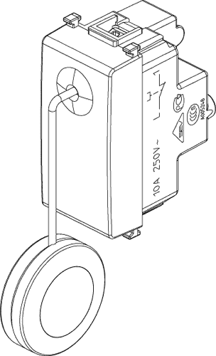 Tipkalo potezno NC 10A 1M 14053