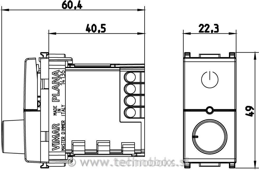 Zatemnilnik master 1M 14136