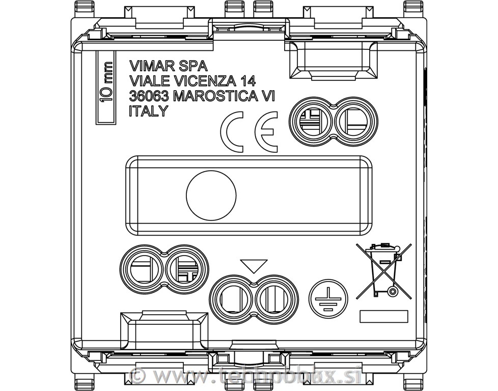 Vtičnica šuko univ. 2M 14210
