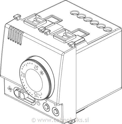 Termostat analogni 2M 14440