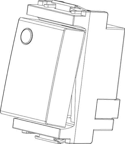 Stikalo navadno osvetljeno 16021
