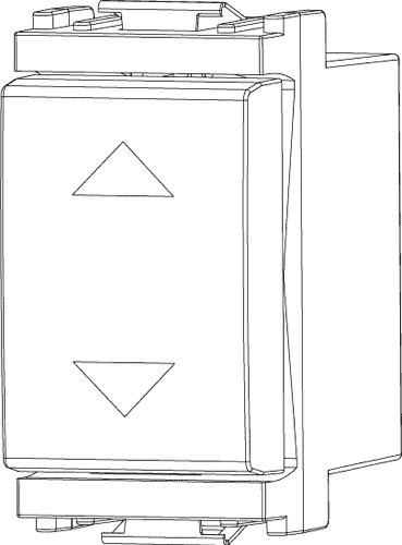 Stikalo za rolete 1-0-2 16140