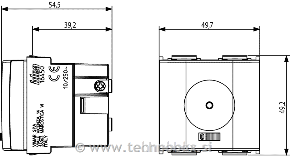 Svetilka vgradna 2M Torcia 16450