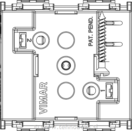 Svetilka vgradna 2M Torcia 16450
