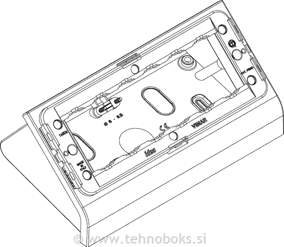 Doza n/o 6M namizna črna 16806