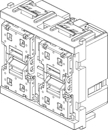 Modul 4 tipke KNX 16840