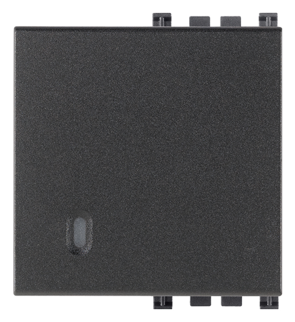 Tipka stikala ARKE 2M siva osvetl. 19022