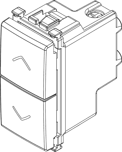 Tipkalo za rolete 1M 1-0-2 19062