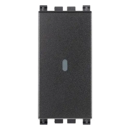 Stikalo navadno 1M črno axialno 19100