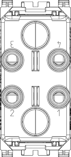 Indikator dvojni prozorni ARKE 1M
