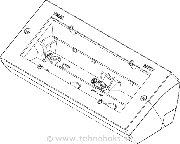 Ohišje namizno 7M črno