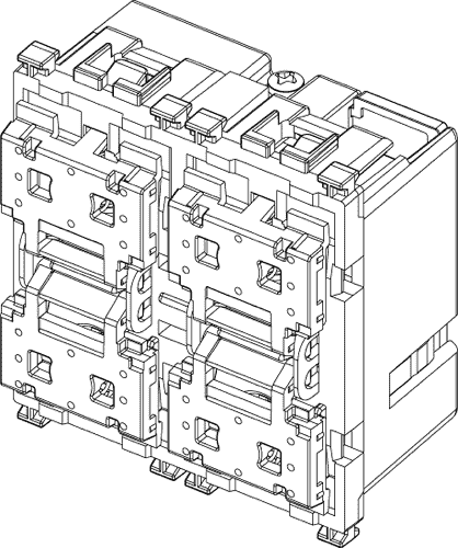 Modul 4 tipke KNX 19840