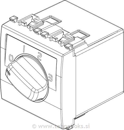 Regulator za ventilacijo 2M 3.stop.antra