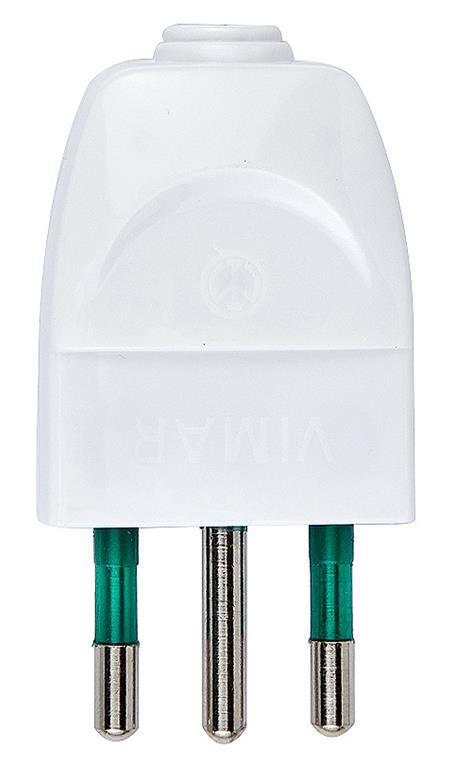 Vtikač axial 10A bel