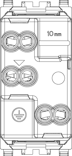 Vtičnica siva 2P+E 10A P11 VIMAR 20201