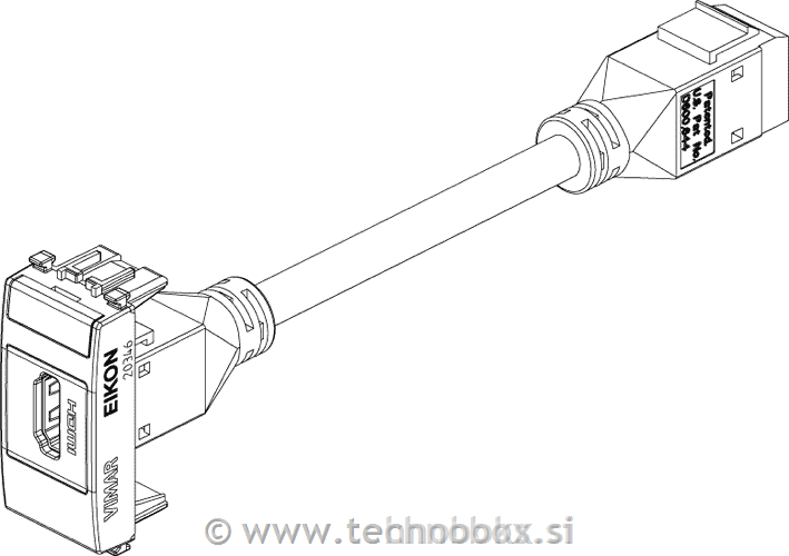 Vtičnica HDMI 20346
