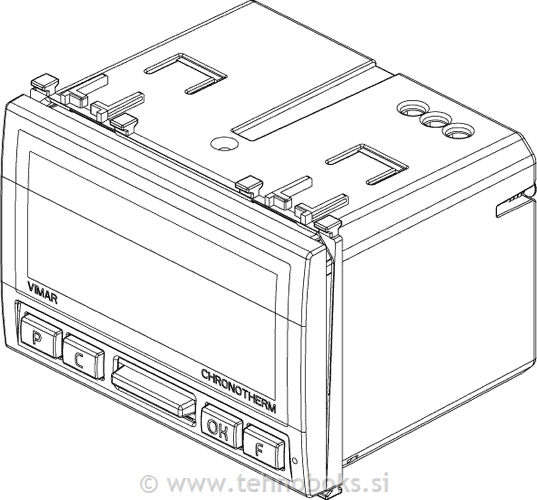Termostat 3M digitalni antracit 20446