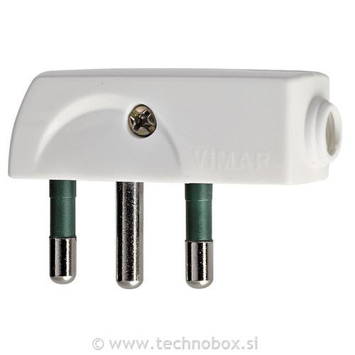 Vtikač 90 st.16A bel