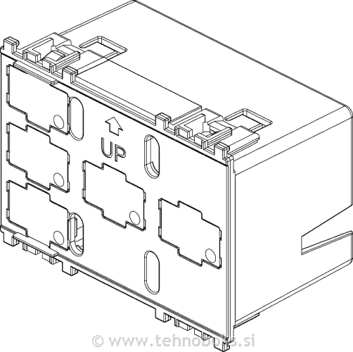 Zunanji čitalec kartic KNX 21457