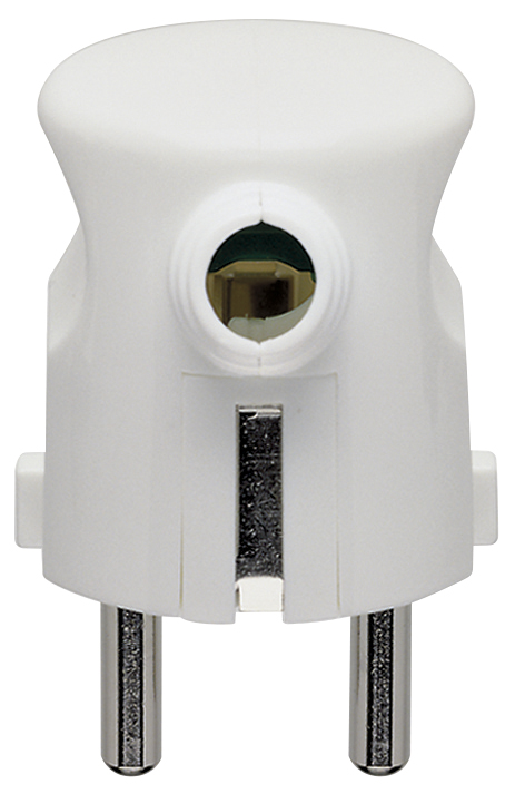 Vtikač 16A kotni bel 220V