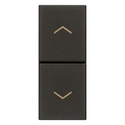 Tipkalo 1-0-2 za rolete črn LINEA