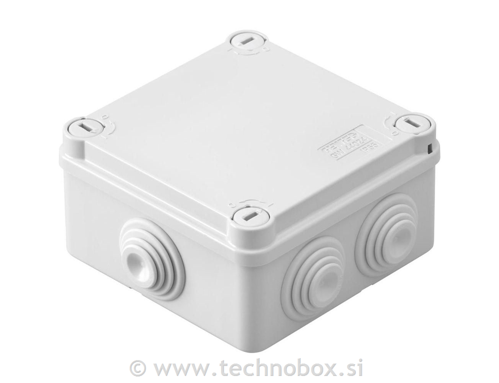 Doza n/o razvodna 100x100x50 IP56 z uvod
