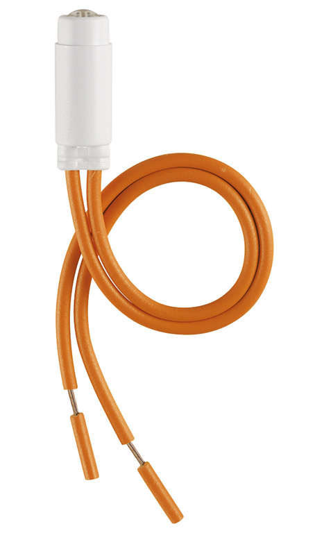 Tlivka LED 250V 0,35W oranžna