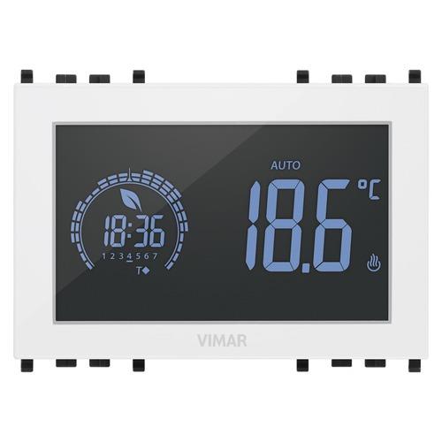 Termostat touch tedenski 230V 3M bel