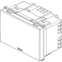 Termostat touch tedenski 230V 3M bel