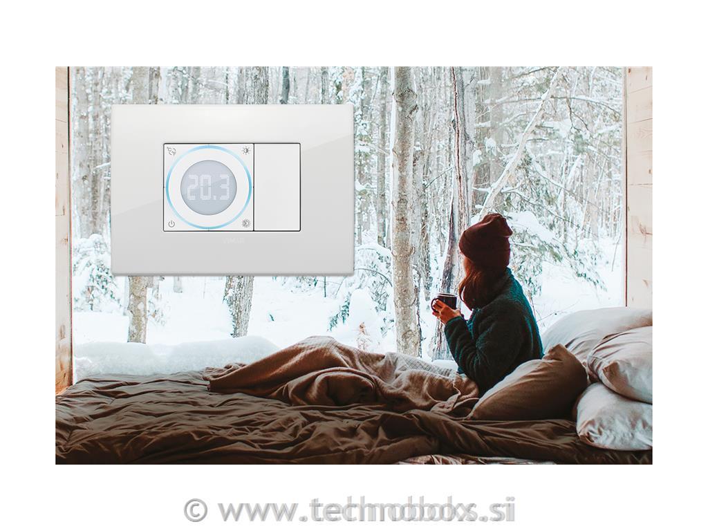 Termostat digitalni 2M rotacijski bel