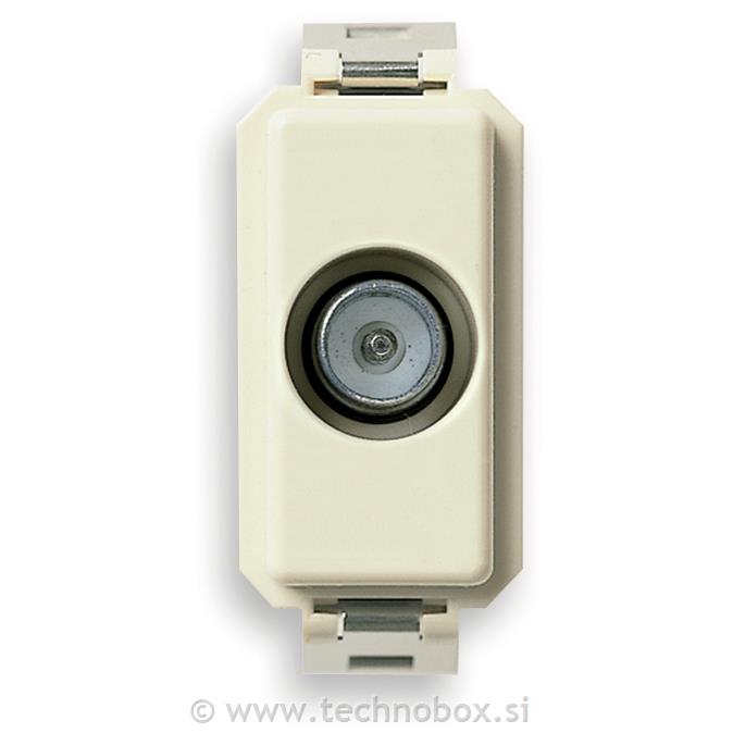 Vtičnica prehodna moška TV-RD-SAT 10db