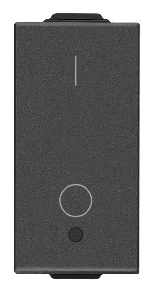 Stikalo navadno 2P 16AX kabonski mat