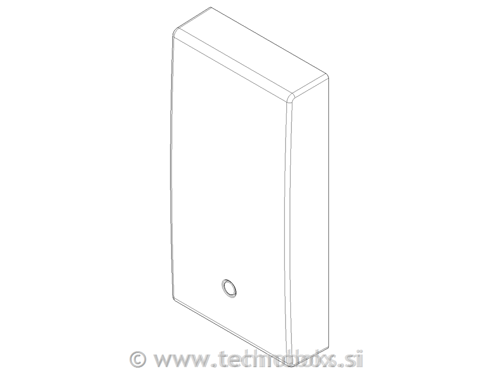 Tipka stikala 1M bela osvetljena